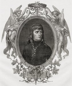 Portræt af Napoleon Bonaparte (1769-1821), graveret af Stephane Pannemaker (1847-1930)